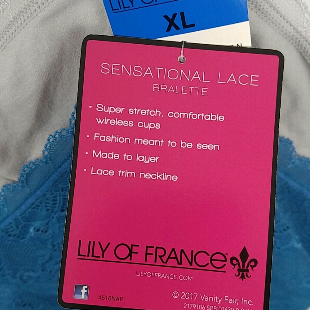 NWT Set of 2 Lily of France Bralettes size XL - Picture 4 of 8